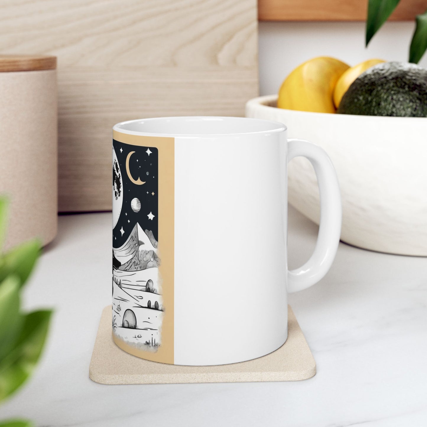 dog dachshund Ceramic Mug, (11oz, 15oz)