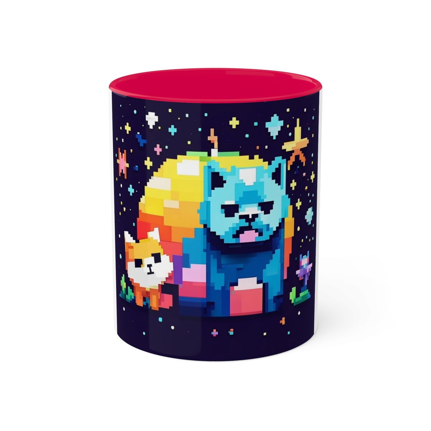 Pixel Pets Colorful Mugs, 11oz
