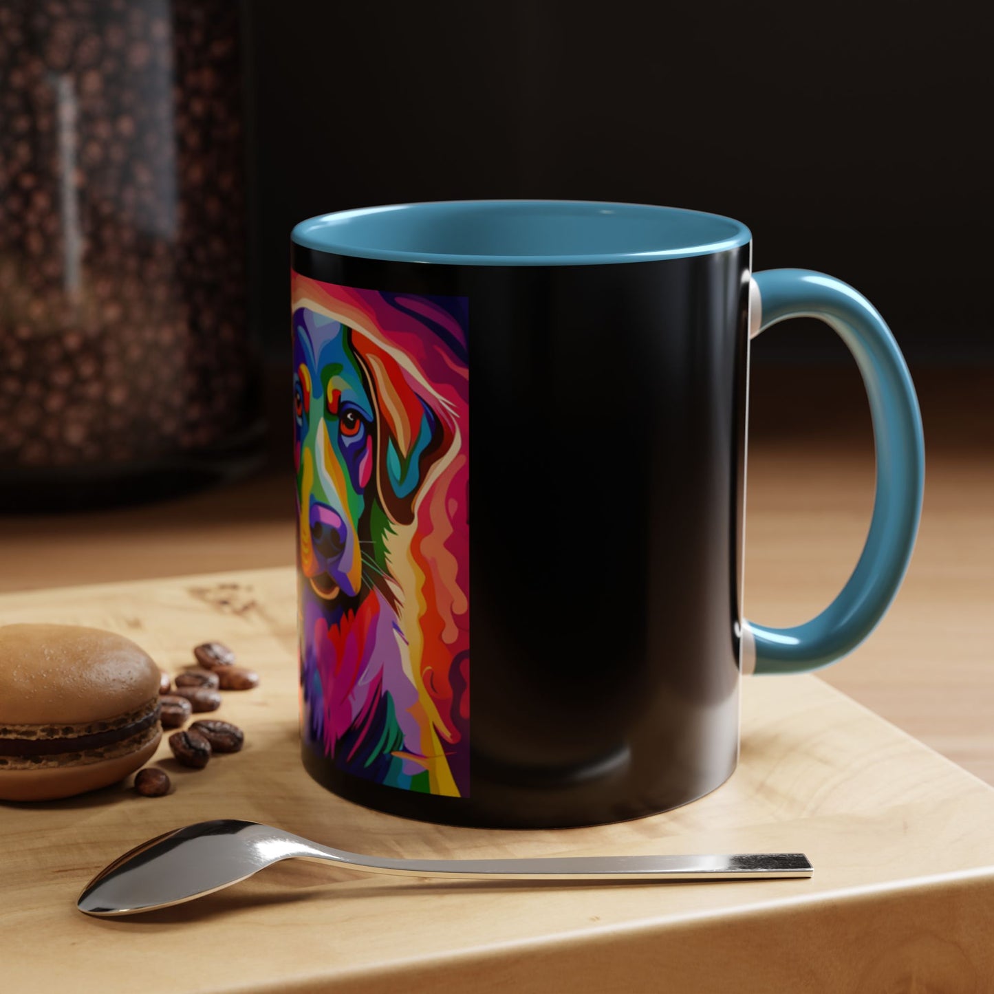 Colorful Dogs Accent Coffee Mug (11, 15oz)