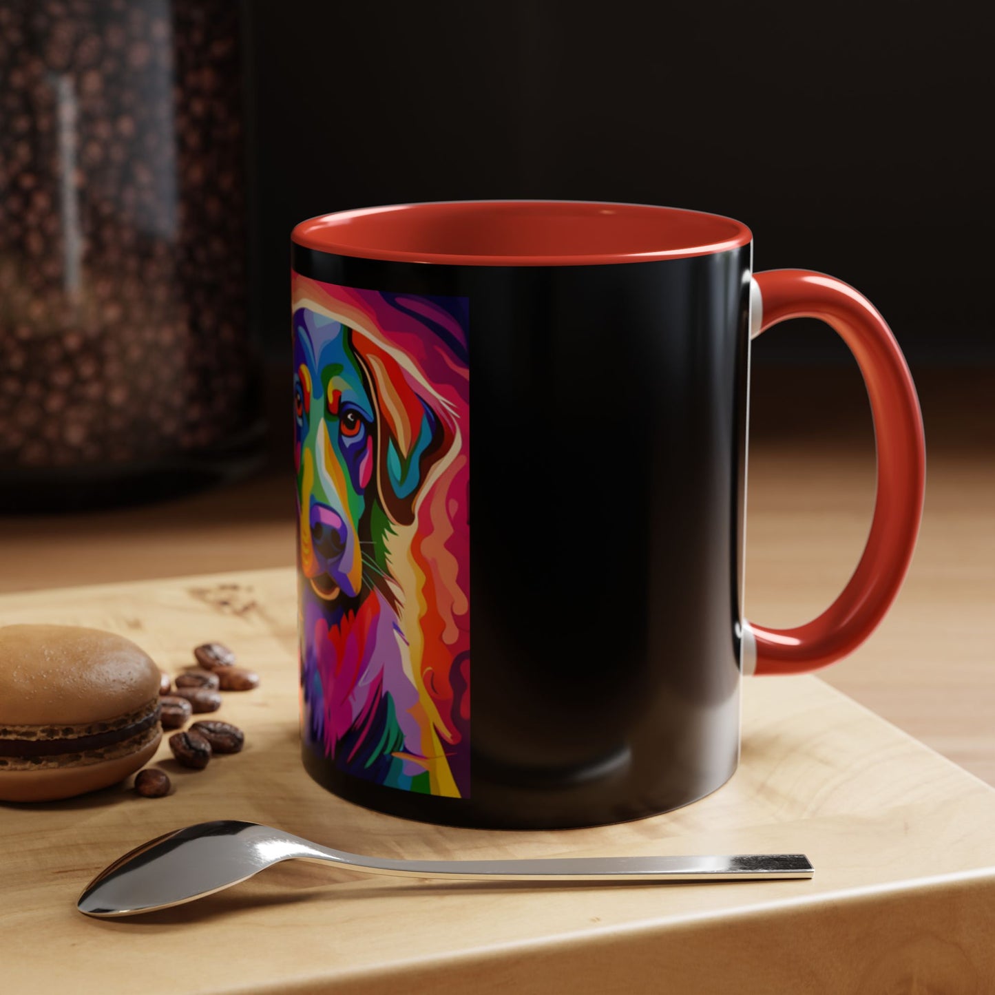 Colorful Dogs Accent Coffee Mug (11, 15oz)