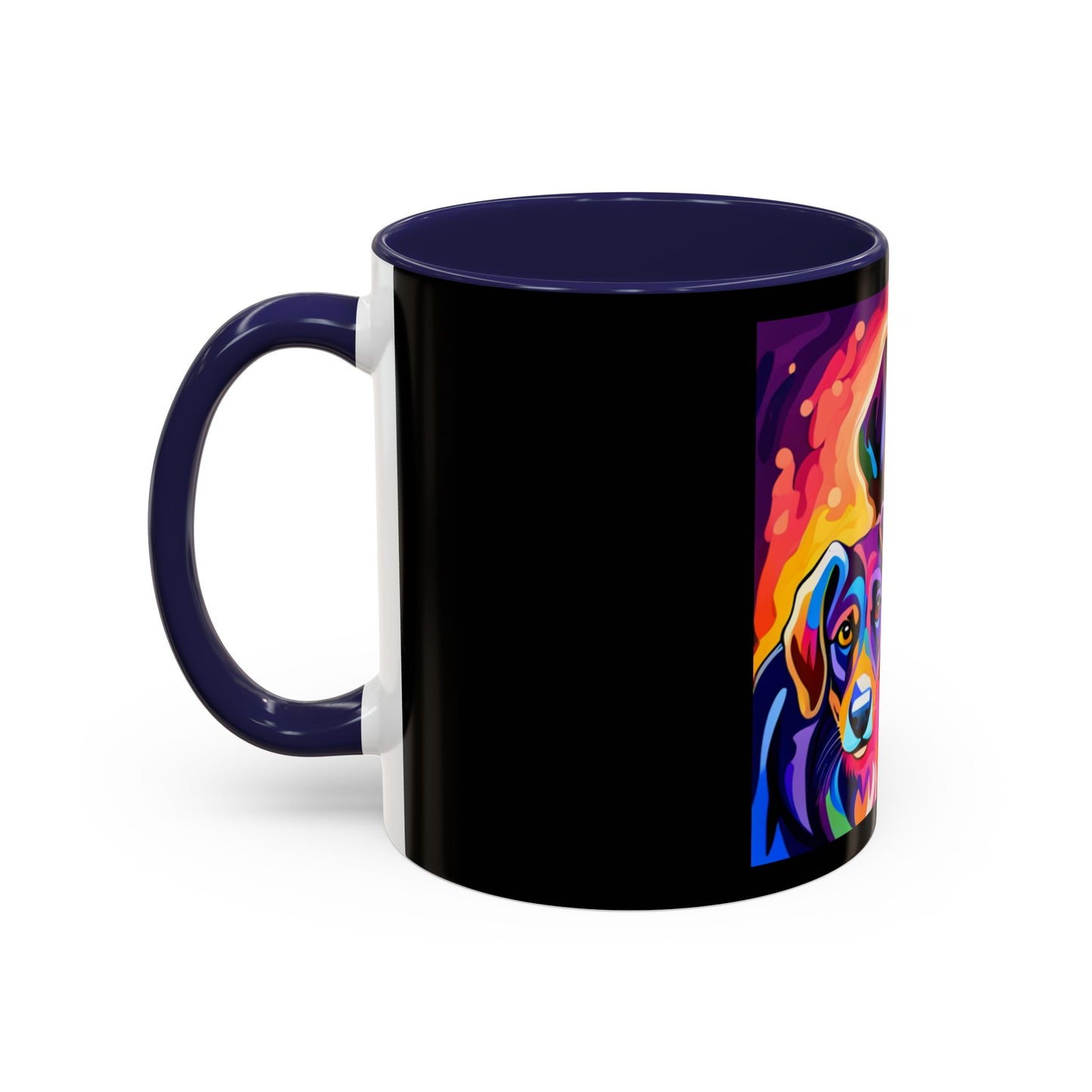 Colorful Dogs Accent Coffee Mug (11, 15oz)
