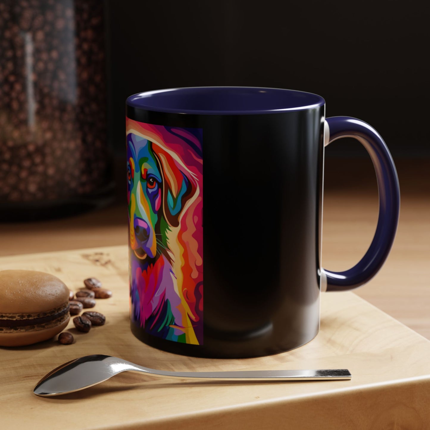 Colorful Dogs Accent Coffee Mug (11, 15oz)