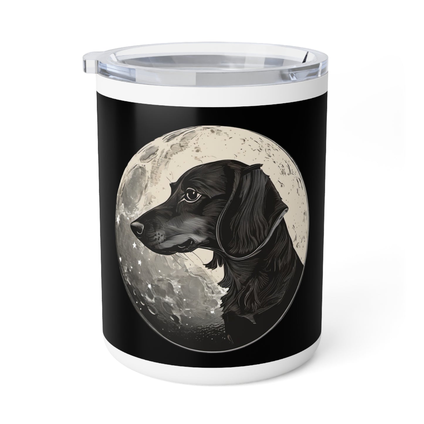 Dachshund on the Moon Insulated Coffee Mug, 10oz