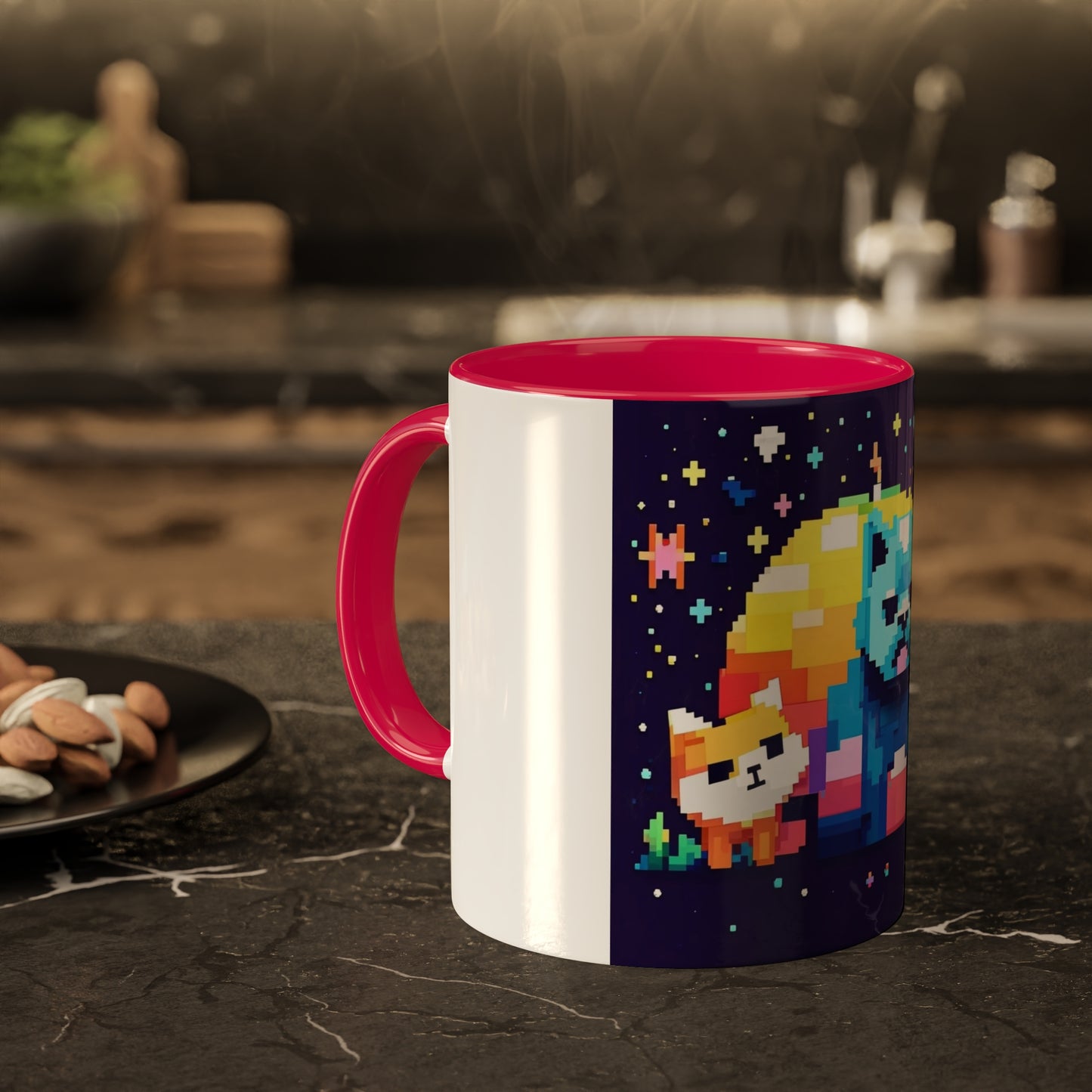 Pixel Pets Colorful Mugs, 11oz