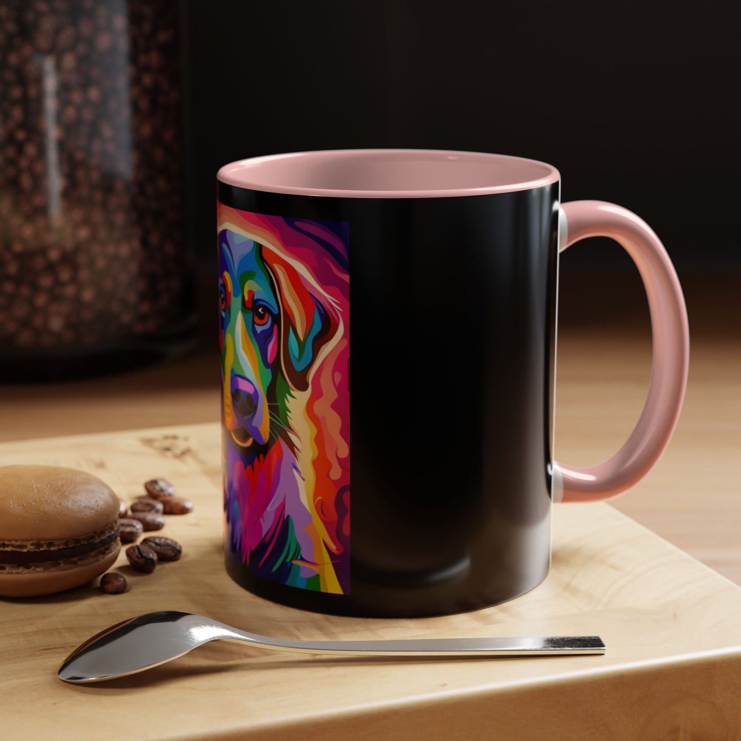 Colorful Dogs Accent Coffee Mug (11, 15oz)