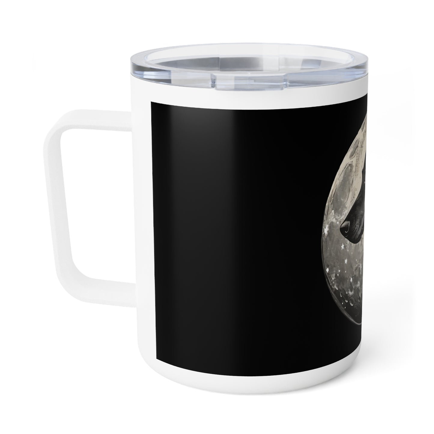 Dachshund on the Moon Insulated Coffee Mug, 10oz