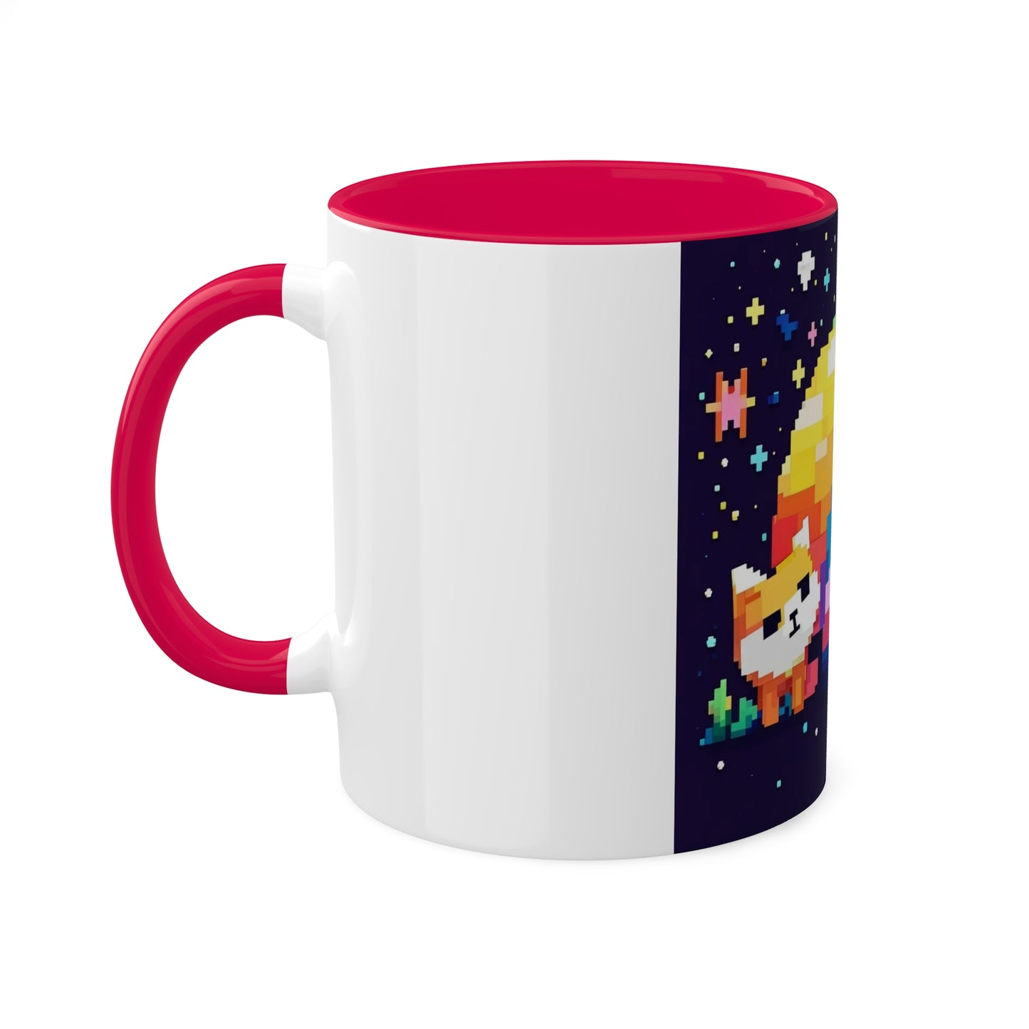 Pixel Pets Colorful Mugs, 11oz