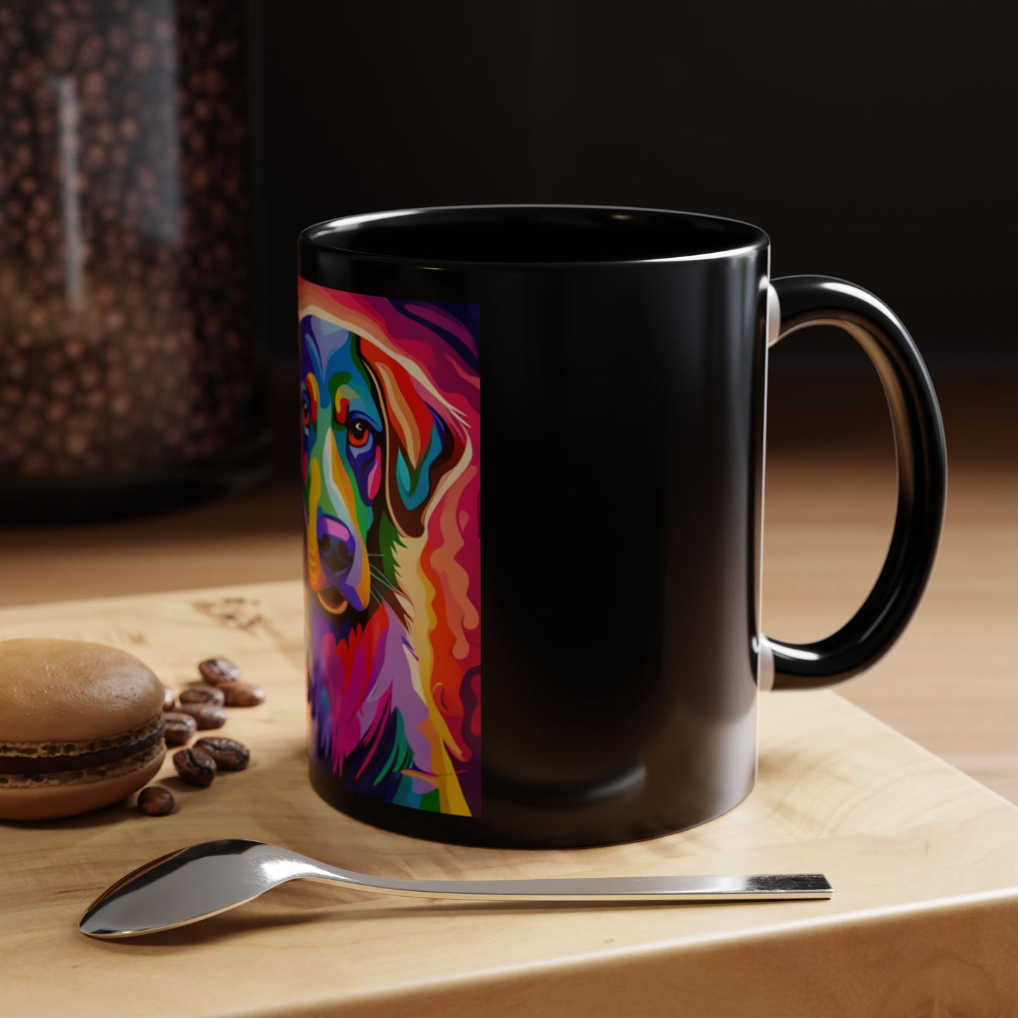 Colorful Dogs Accent Coffee Mug (11, 15oz)