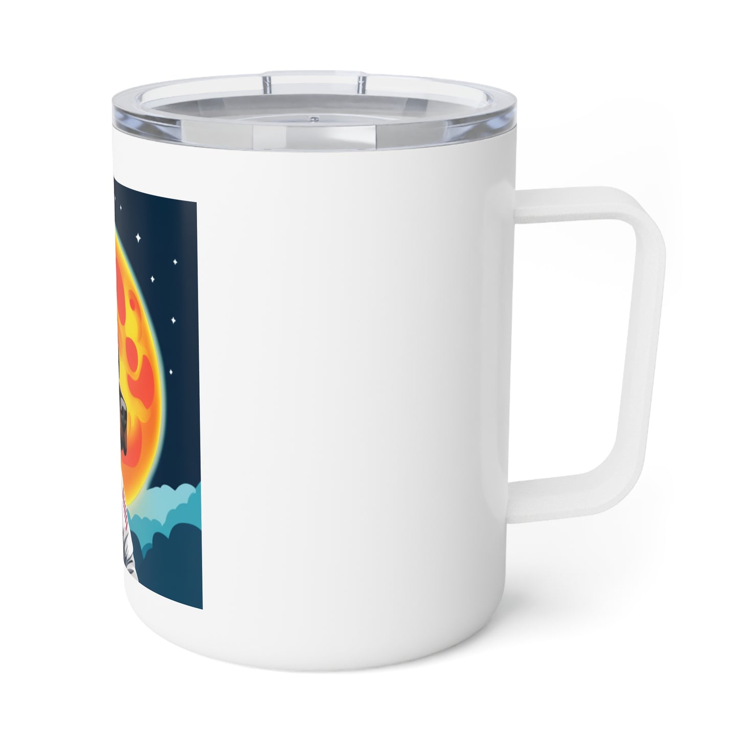 Astronaut Dog Insulated Coffee Mug, 10oz